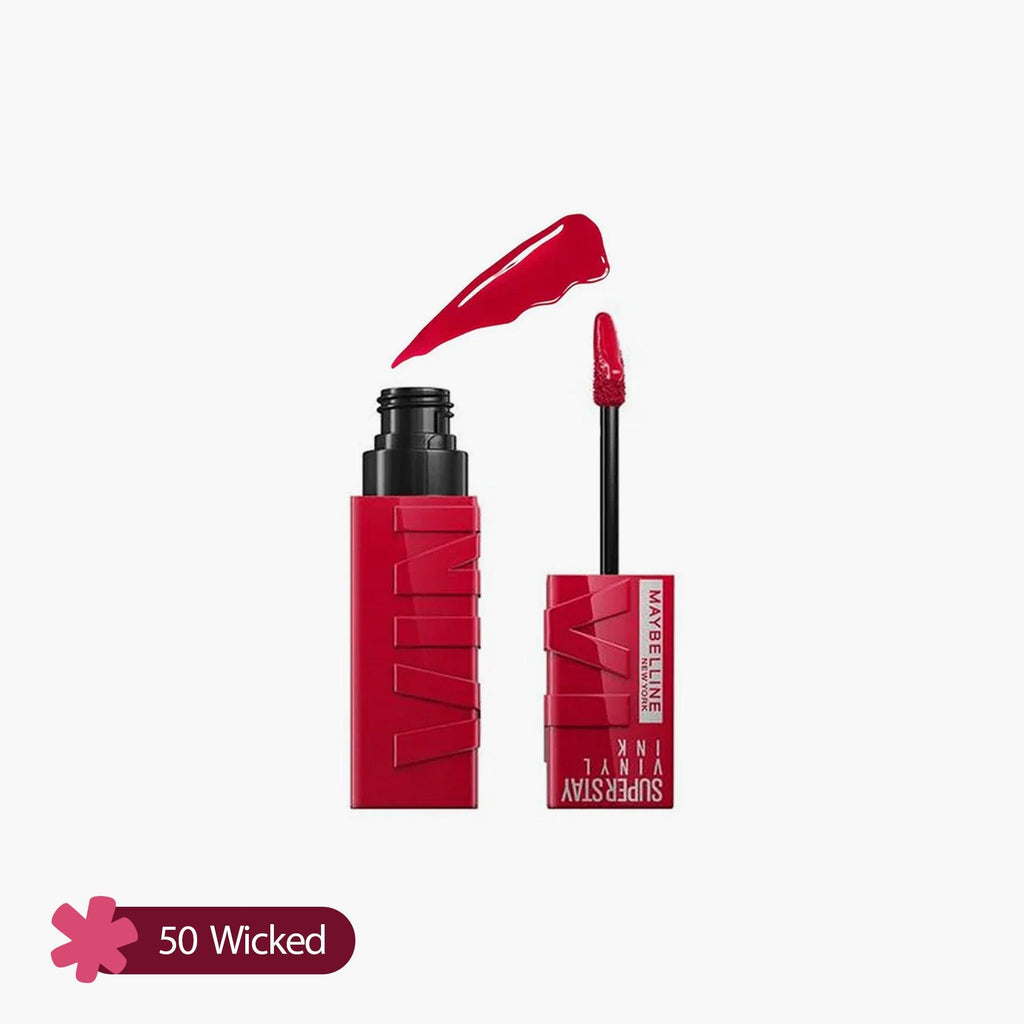 Maybelline Super Stay Vinyl Ink Liquid Lipstick 50 Wicked 4.2ml - TheSkinFit
