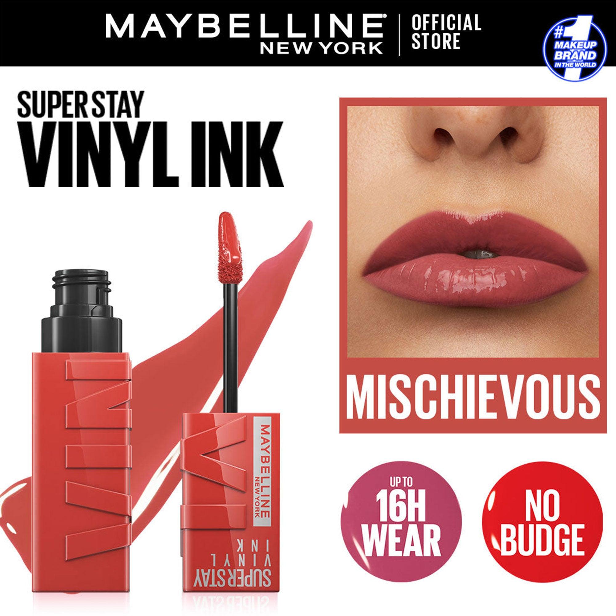 Maybelline Superstay Vinyl Ink Liquid Lipstick 60 Mischievous 4.2ml - TheSkinFit