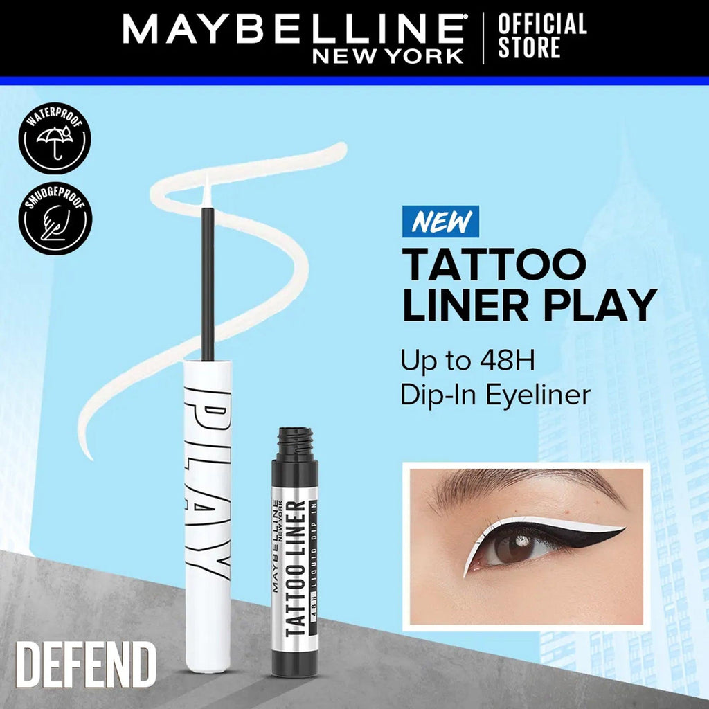 Maybelline Tattoo Liner Play 48H Liquid Dip In Eyeliner Defend 1 Piece - TheSkinFit