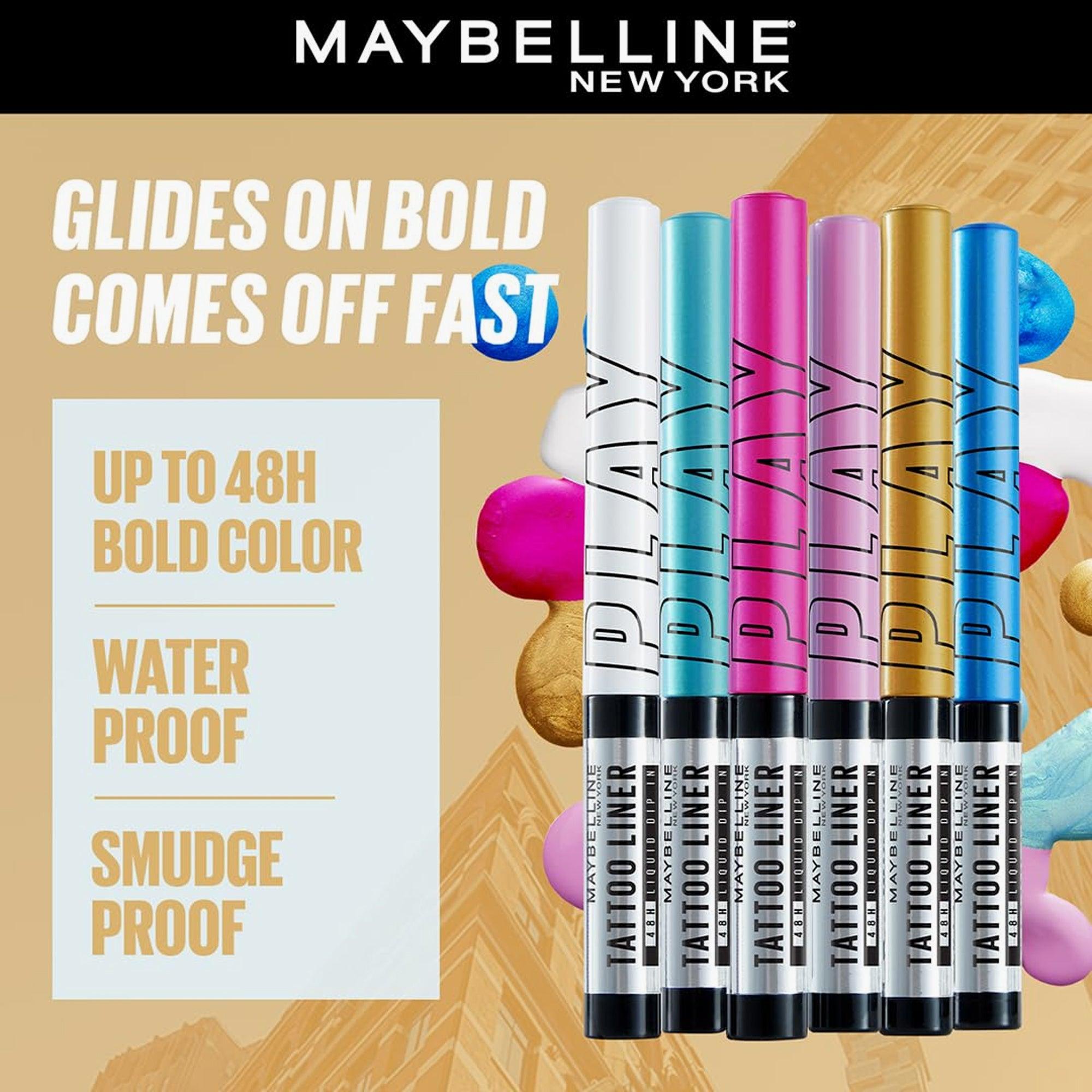 Maybelline Tattoo Liner Play 48H Liquid Dip In Eyeliner Punch 1 Piece - TheSkinFit