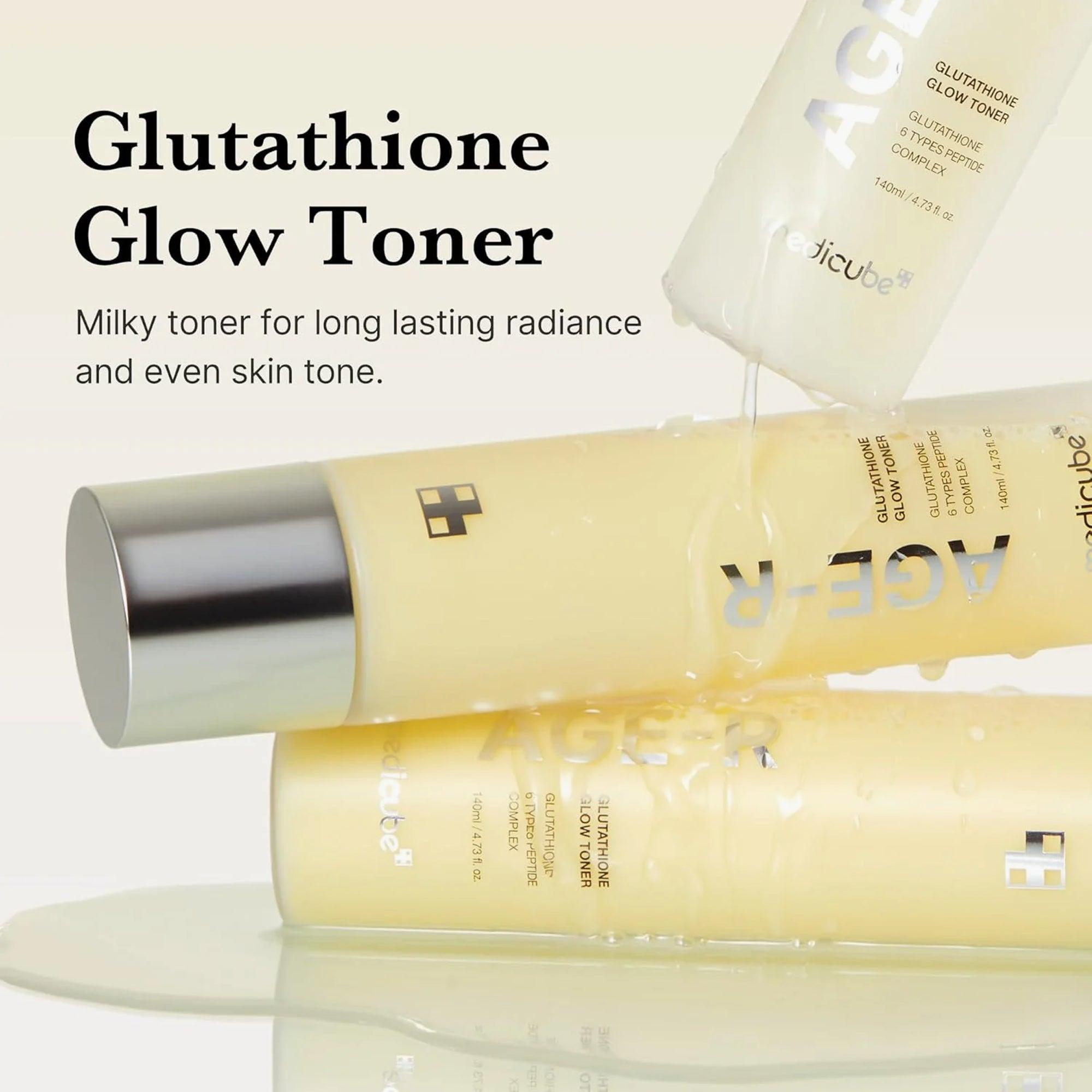 Medicube Age-R Glutathione Glow Toner 140ml - TheSkinFit