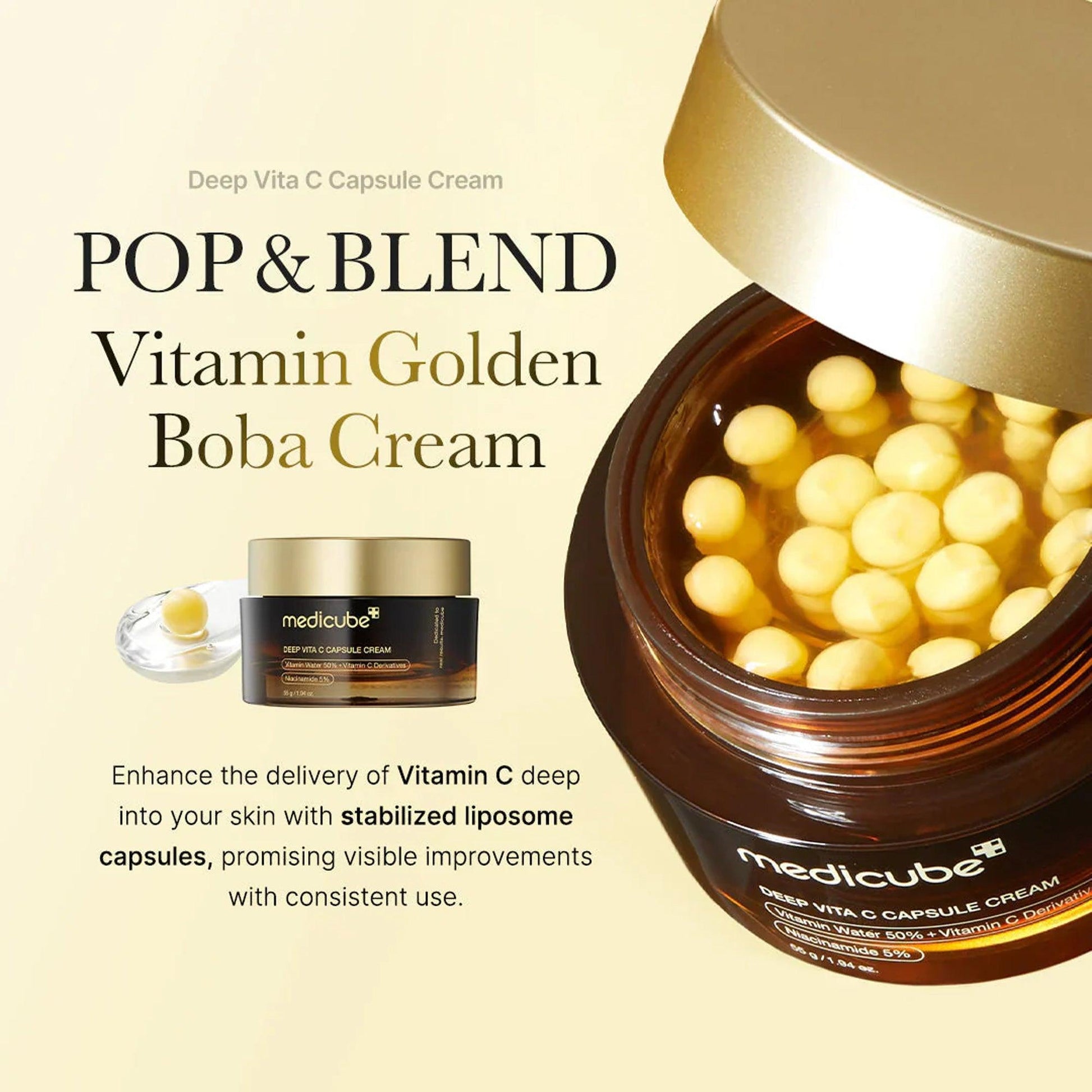 Medicube Deep Vita C Capsule Cream 55gm - TheSkinFit