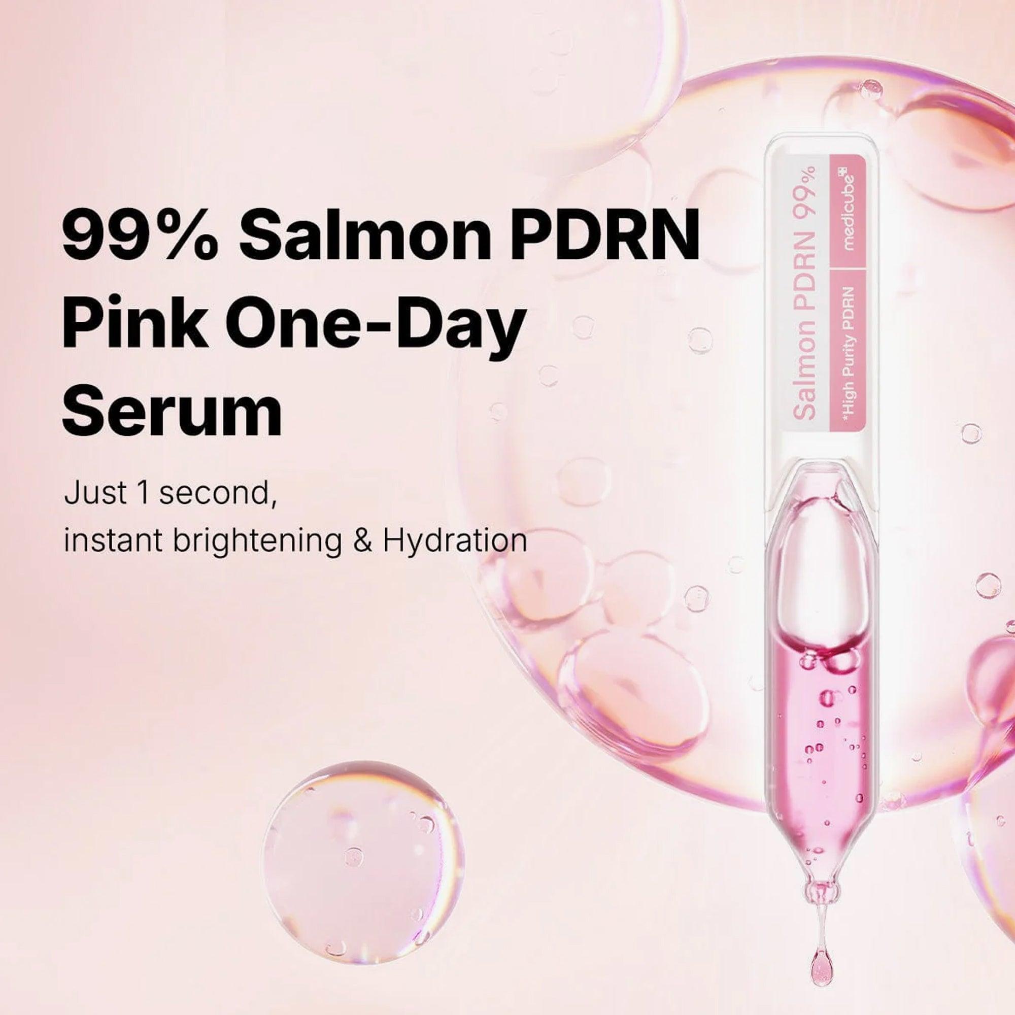 Medicube PDRN Pink One Day Serum Set - TheSkinFit