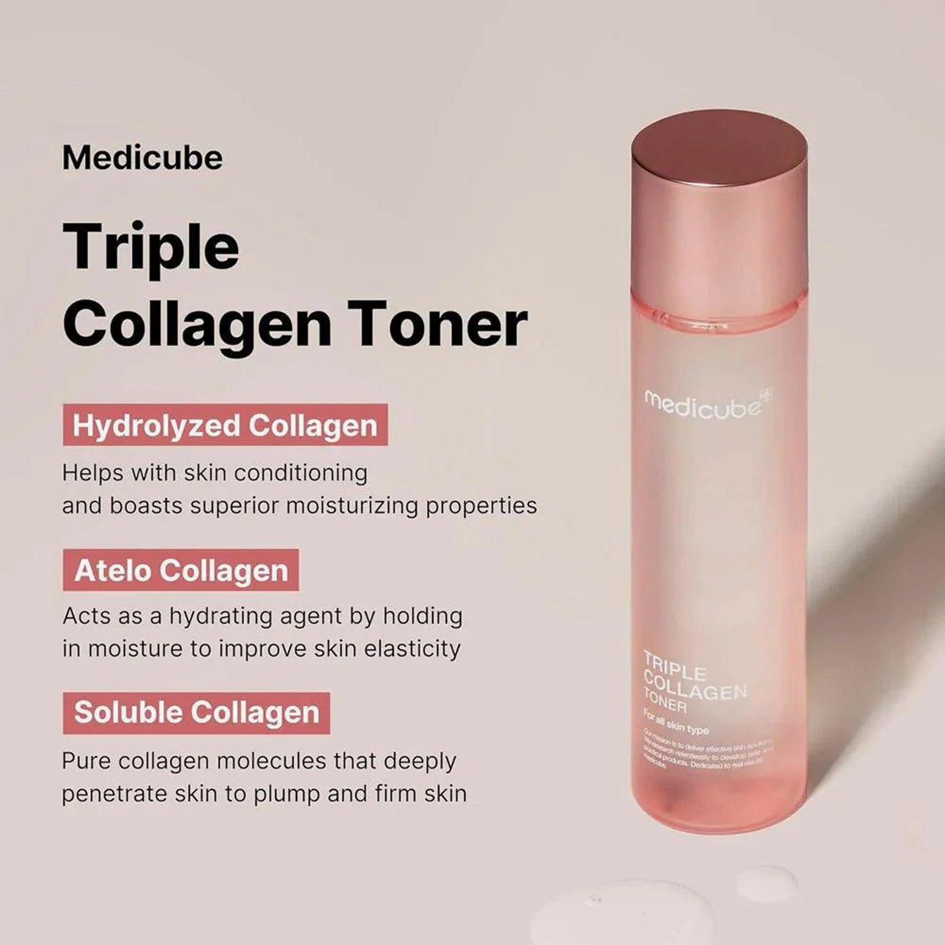 Medicube Triple Collagen Toner 140ml - TheSkinFit