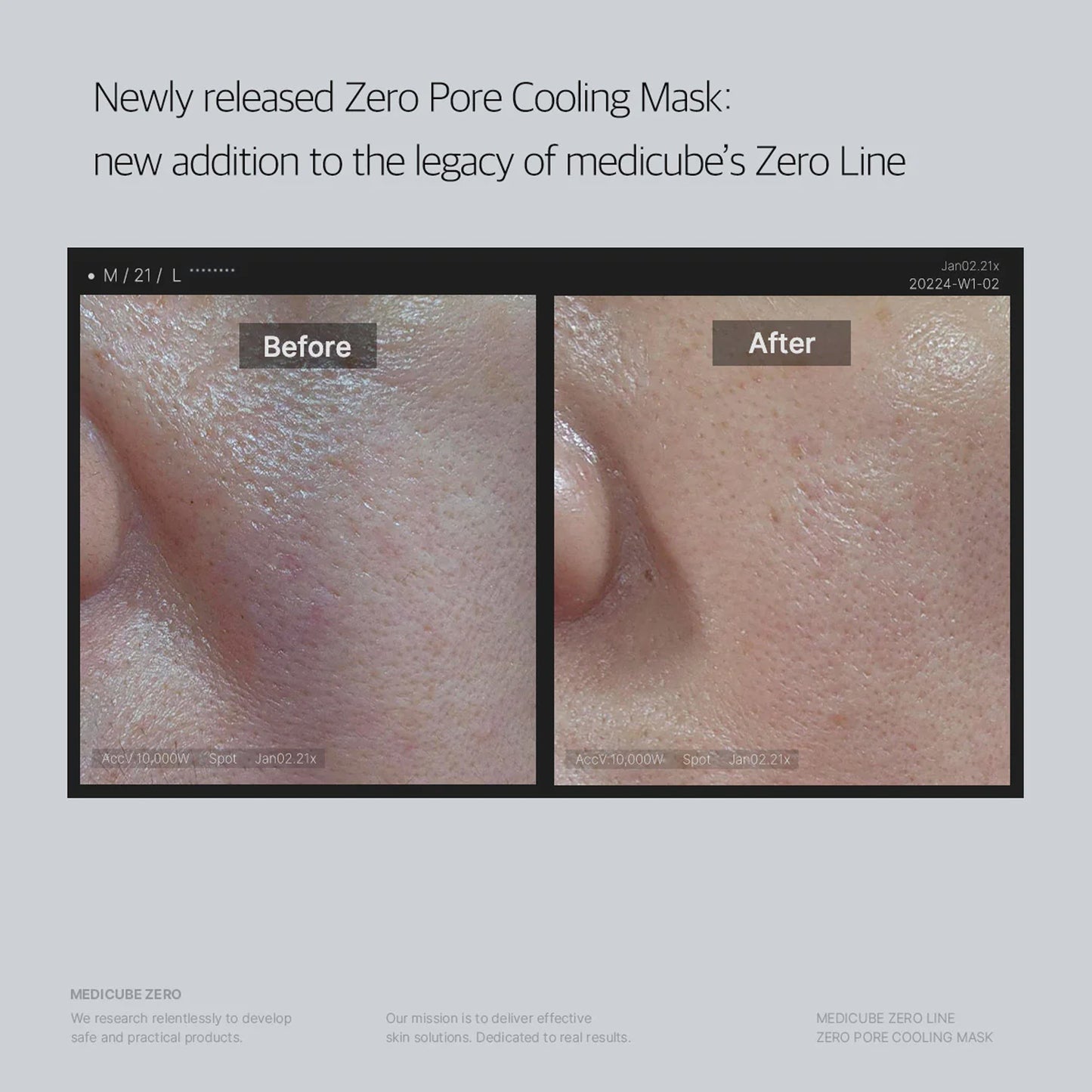 Medicube Zero Pore Cooling Mask 1 Piece
