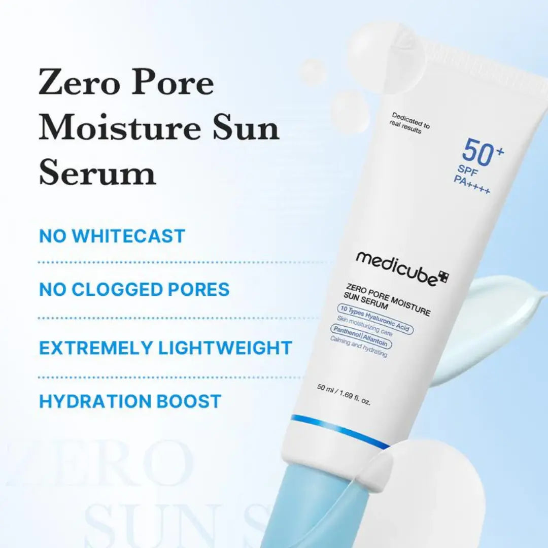 Medicube Zero Pore Moisture Sun Serum SPF 50+ PA++++ 50ml Order Now