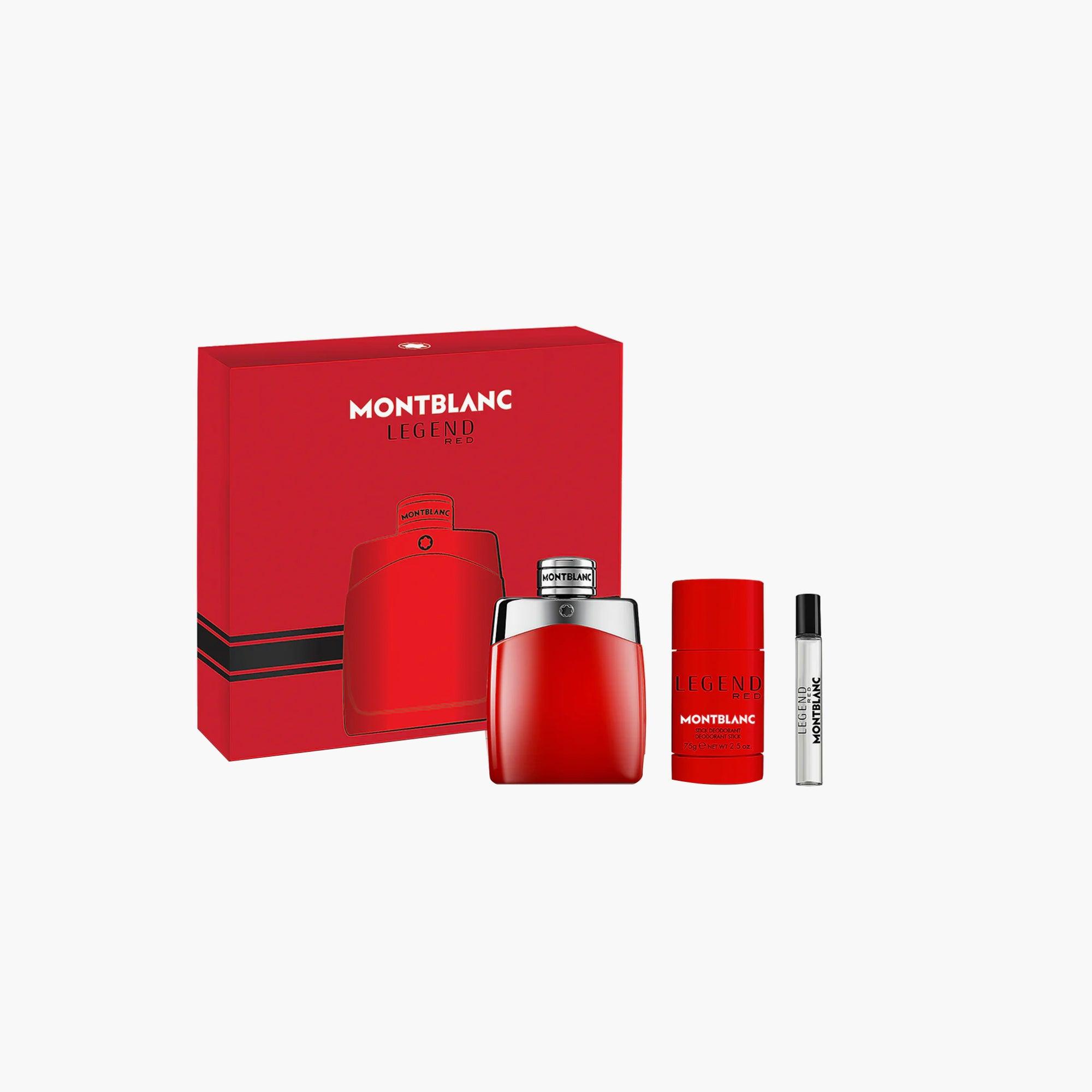 Mont Blanc Legend Red Men 3 Piece Gift Set - TheSkinFit