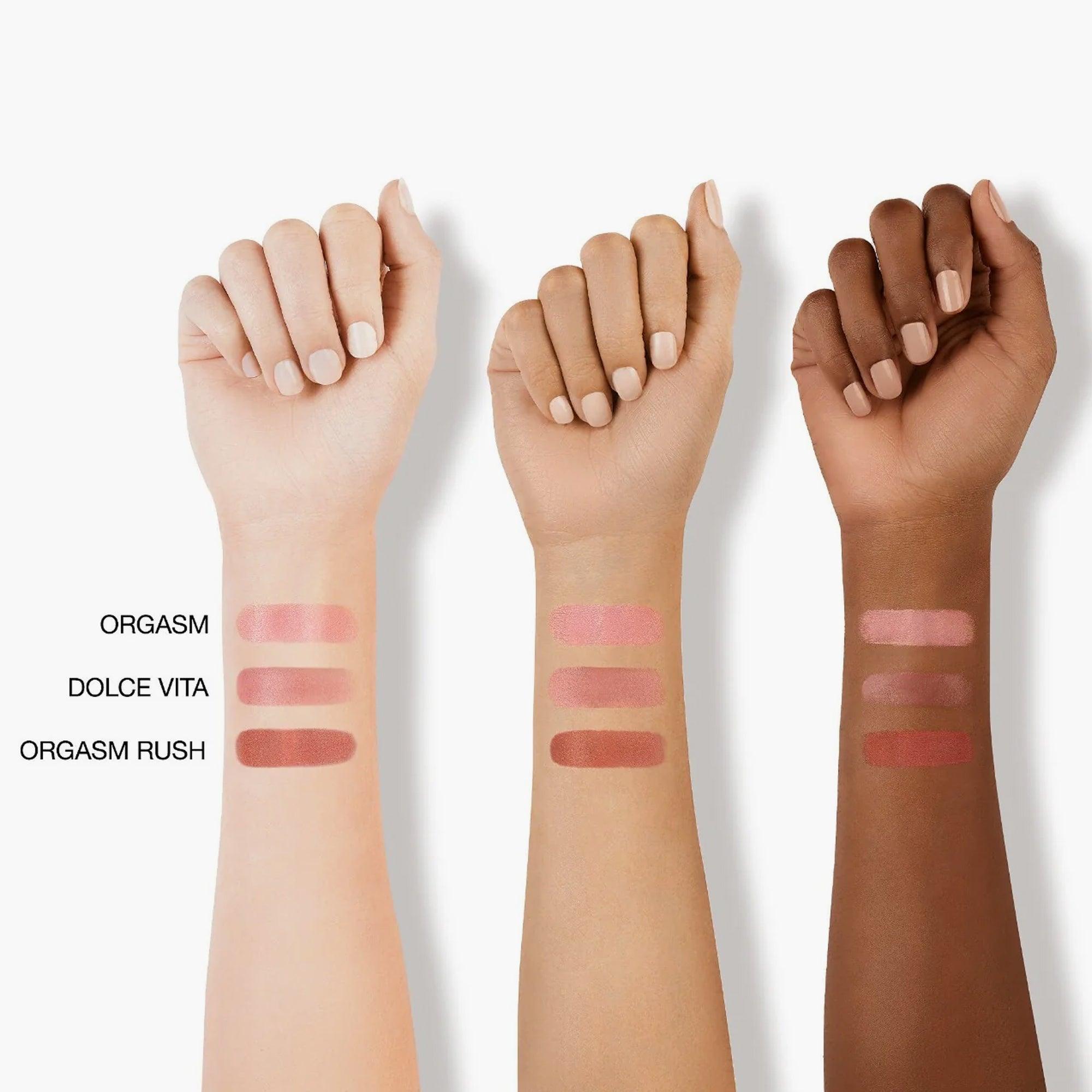 NARS Afterglow Liquid Blush shades