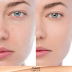 Nars Natural Radiant Longwear Foundation Light 2.5 Yukon before and after