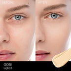 Nars Natural Radiant Longwear Foundation Light 3 Gobi 30ml before and after