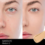Nars Natural Radiant Longwear Foundation Medium 2 Santa Fe 6611 30ml before and after