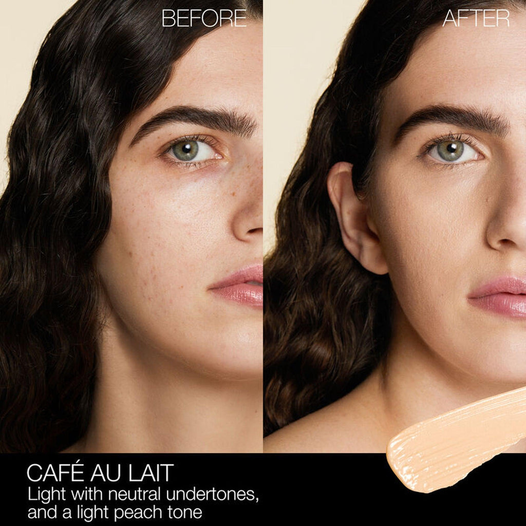 Nars Radiant Creamy Concealer Light 2.4 Cafe Au Lait 6ml before and after