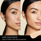 Nars Radiant Creamy Concealer Light 2.6 Cafe Con Leche 6ml before and after