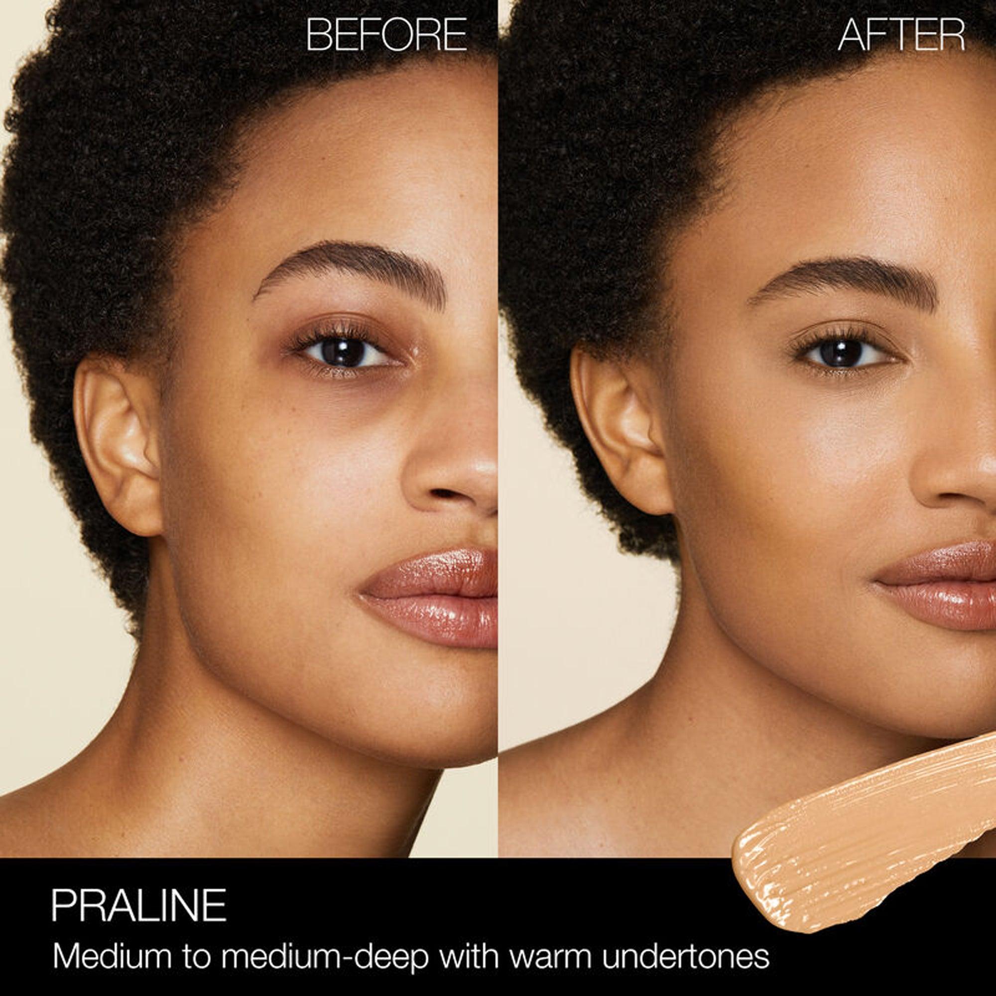 Nars Radiant Creamy Concealer Medium 3 Praline 6ml before and after