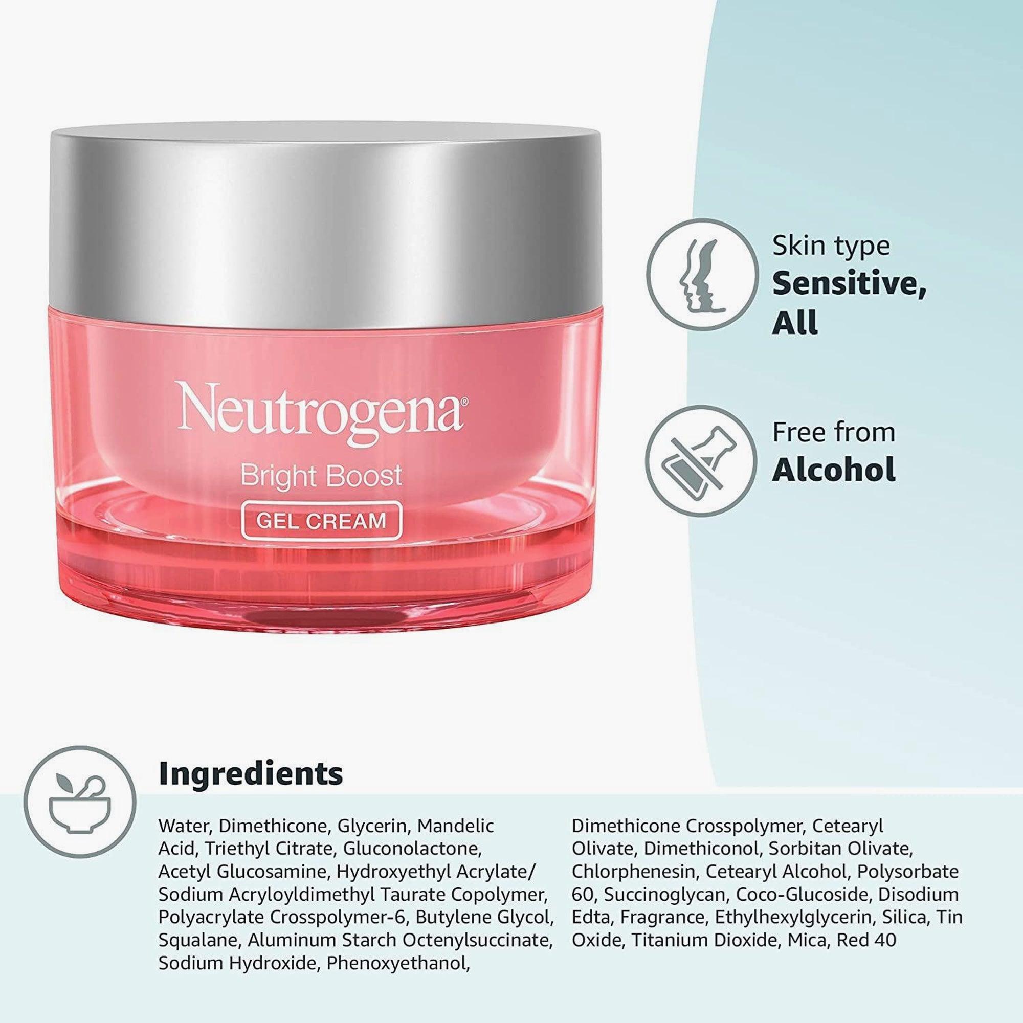 neutrogena bright boost gel cream 50ml price in pakistan