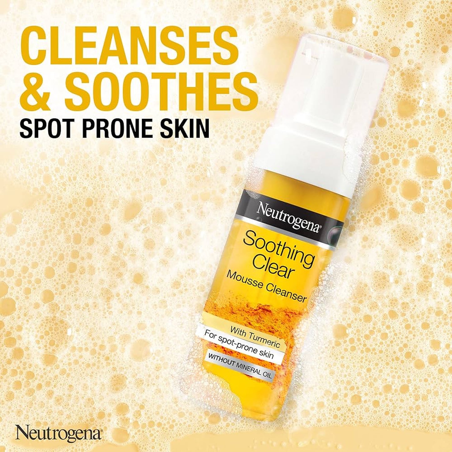 Neutrogena Soothing Clear Mousse Cleanser 150ml