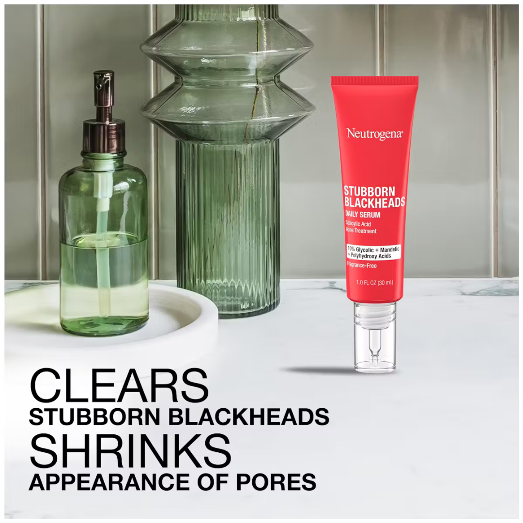 Neutrogena Stubborn Blackheads Daily Acne Facial Serum 30ml