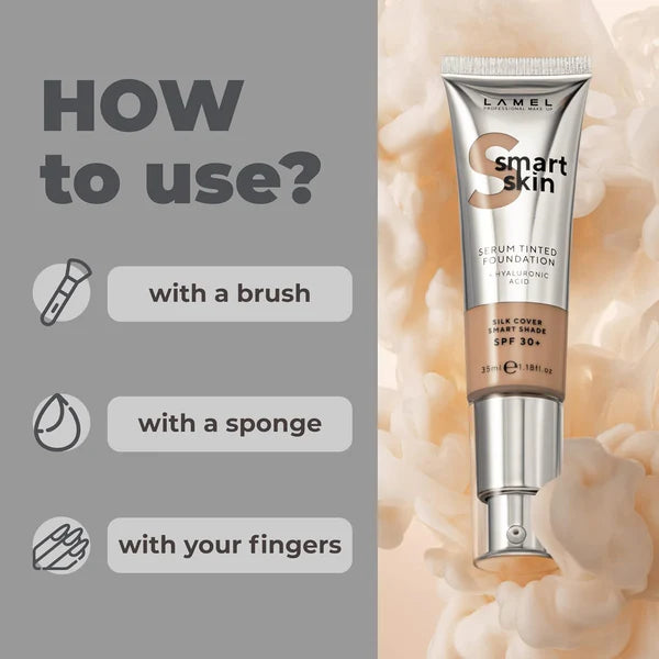 Lamel Smart Skin Serum Tinted Foundation 401 Porcelain 35ml