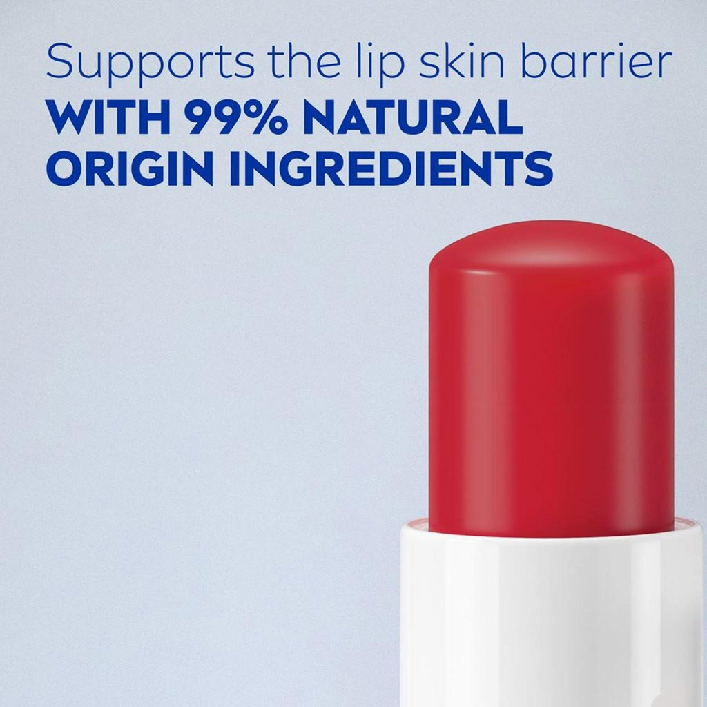 Nivea 24H Moisture Lip Balm Strawberry Shine 4.8gm - TheSkinFit