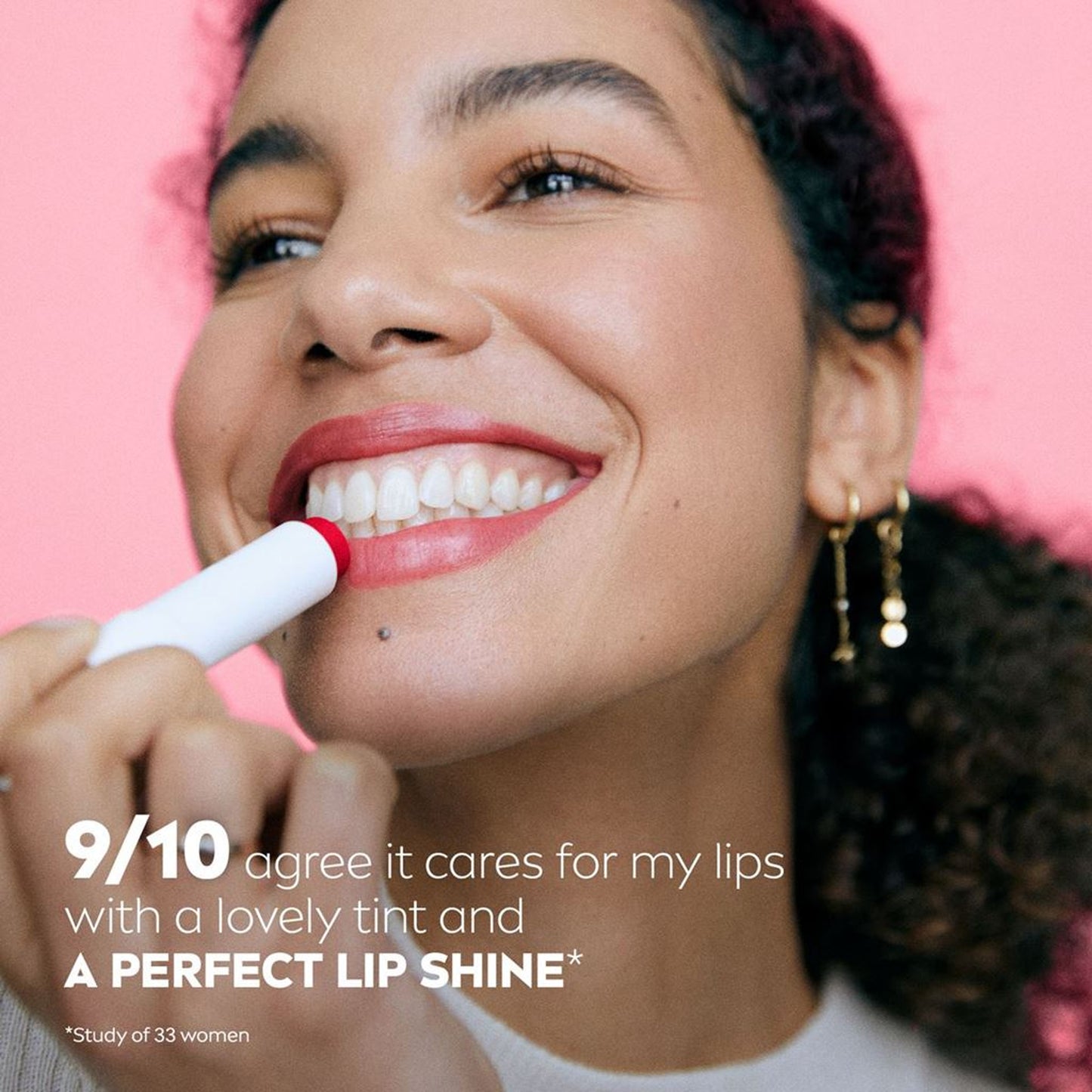 Nivea 24H Moisture Lip Balm Strawberry Shine 4.8gm