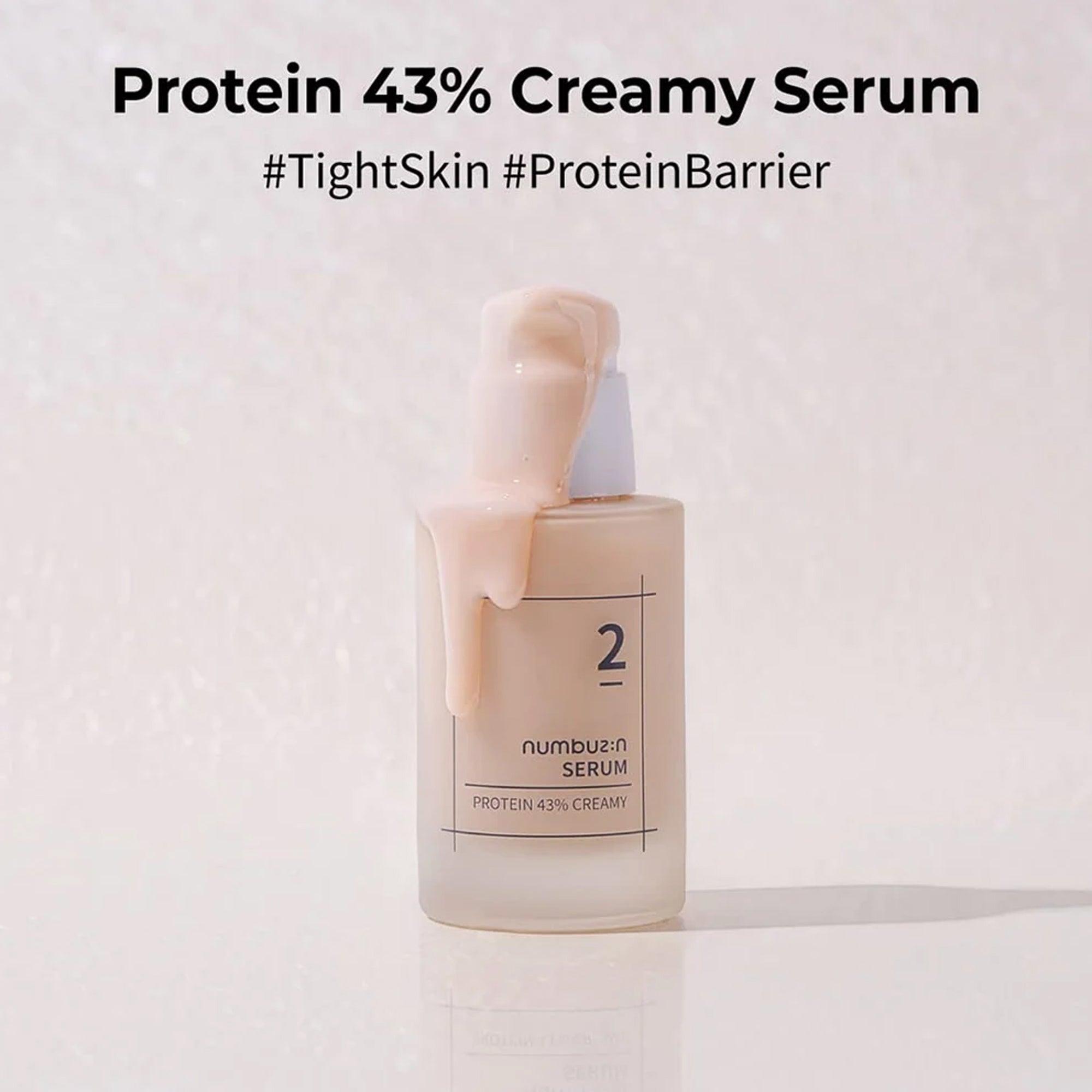 Numbuzin No.2 Protein 43% Creamy Serum 50ml - TheSkinFit