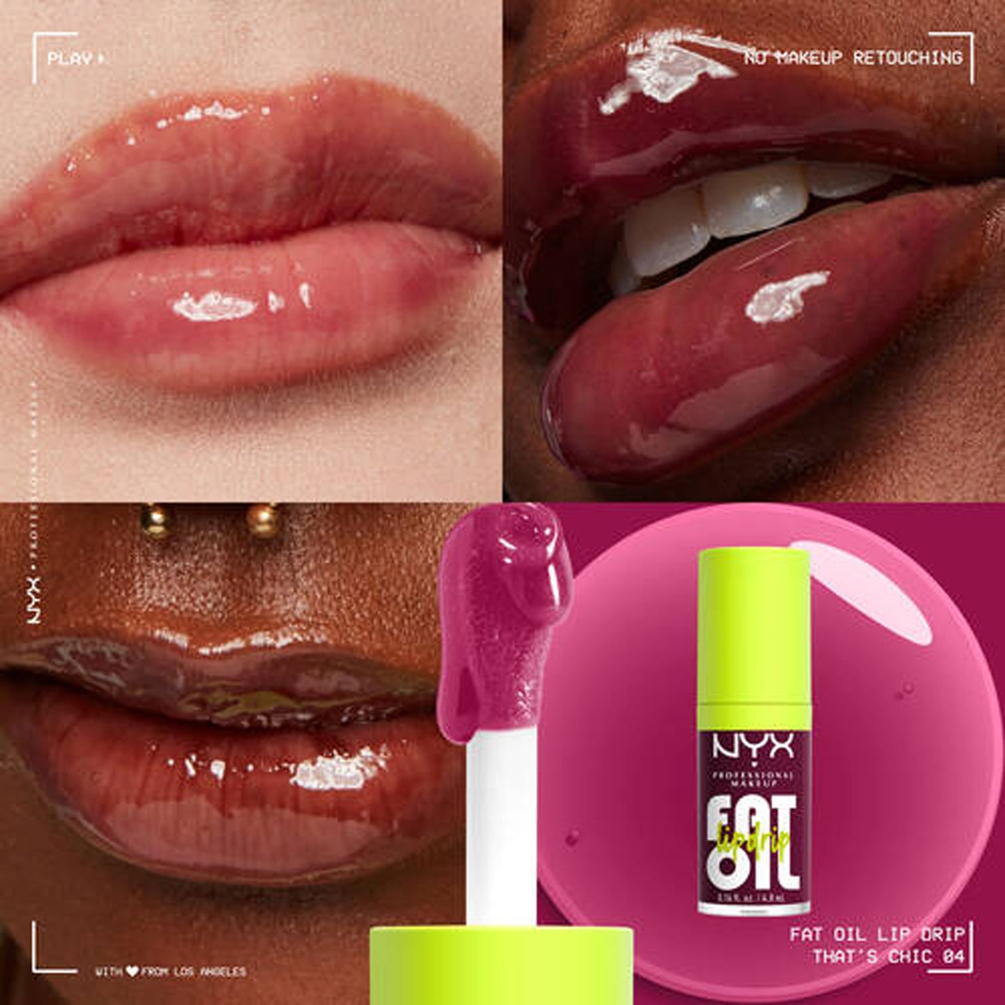 Nyx Fat Oil Lip Drip FOLD04 Thats Chic 4.8ml