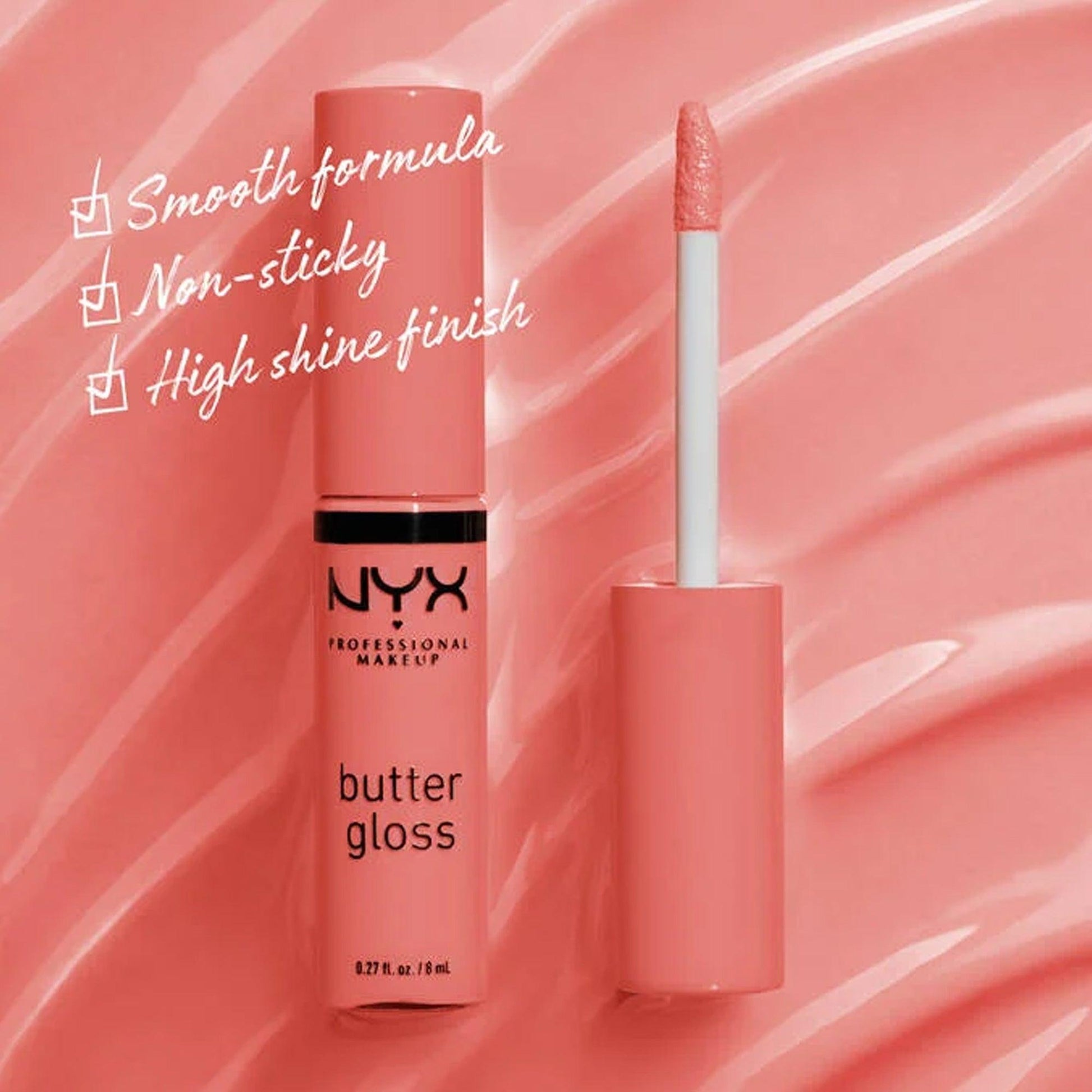 NYX Pro Makeup Butter Gloss 05 Creme Brulee 8ml - TheSkinFit