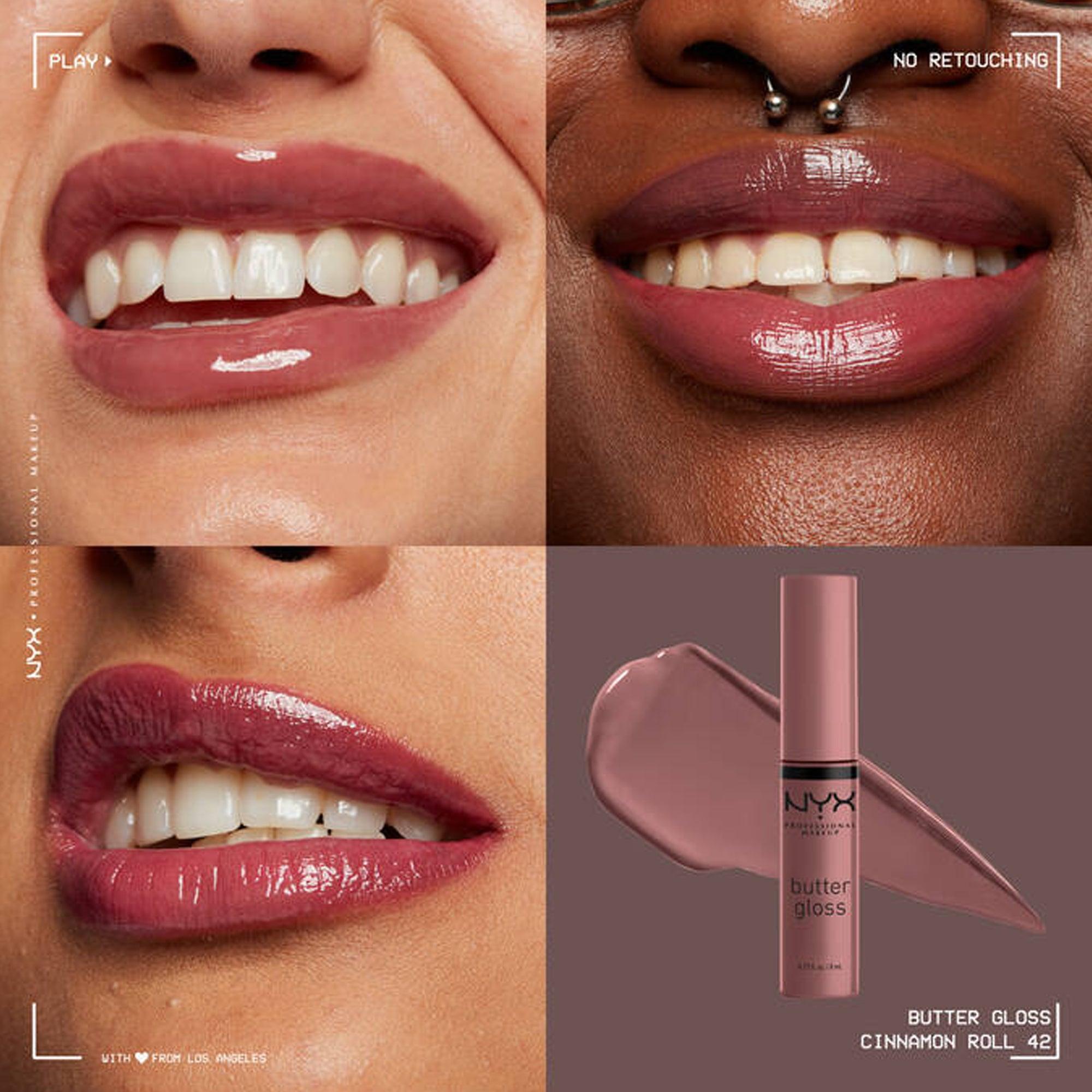 NYX Pro Makeup Butter Gloss 48 Cinnamon Roll 8ml - TheSkinFit