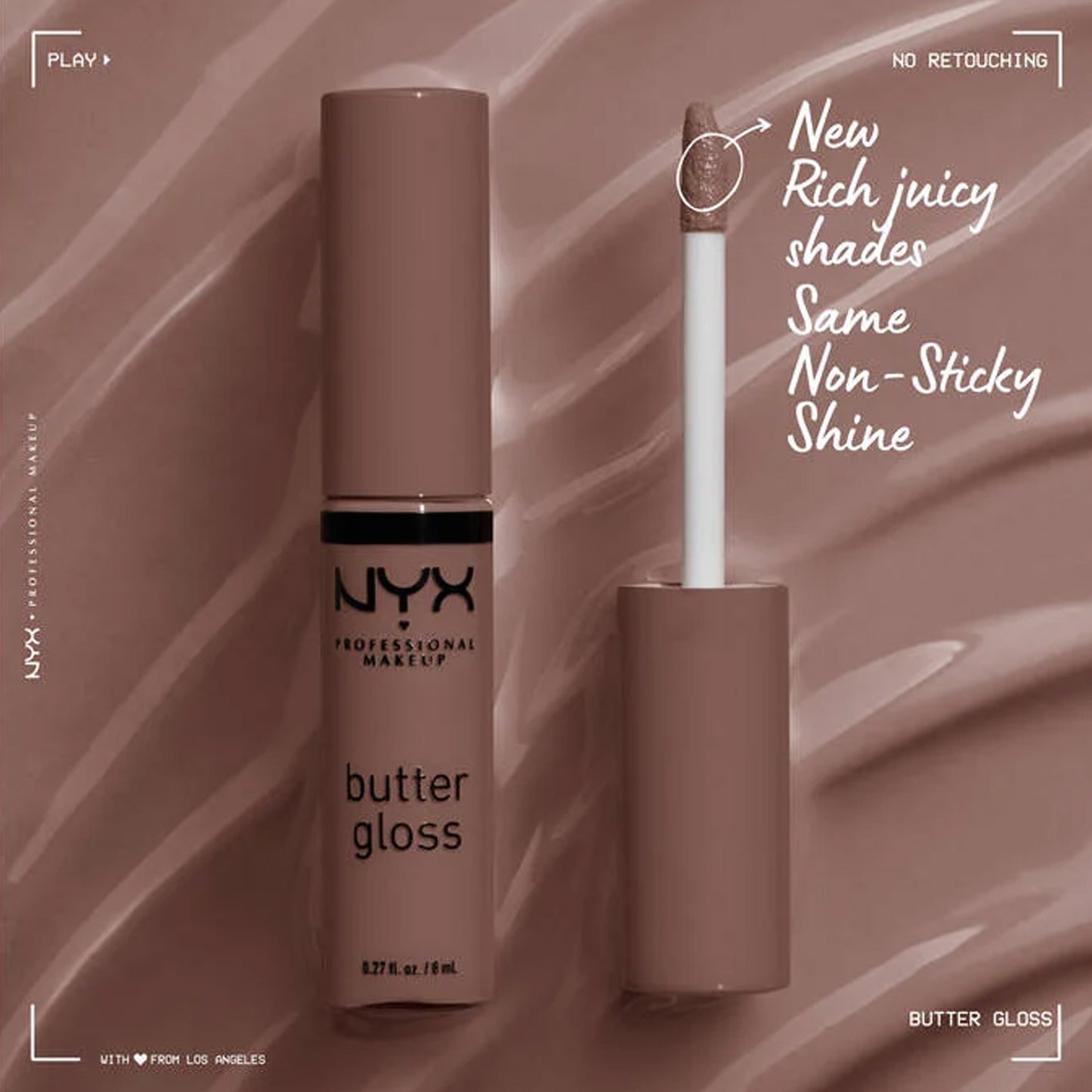 NYX Pro Makeup Butter Gloss 48 Cinnamon Roll 8ml