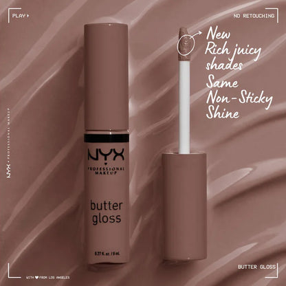 NYX Pro Makeup Butter Gloss 48 Cinnamon Roll 8ml