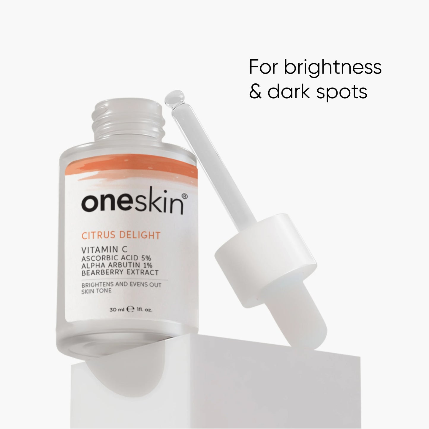 Oneskin Citrus Delight Vitamin C Ascorbic Acid 5% Alpha Arbutin 1% Serum 30ml