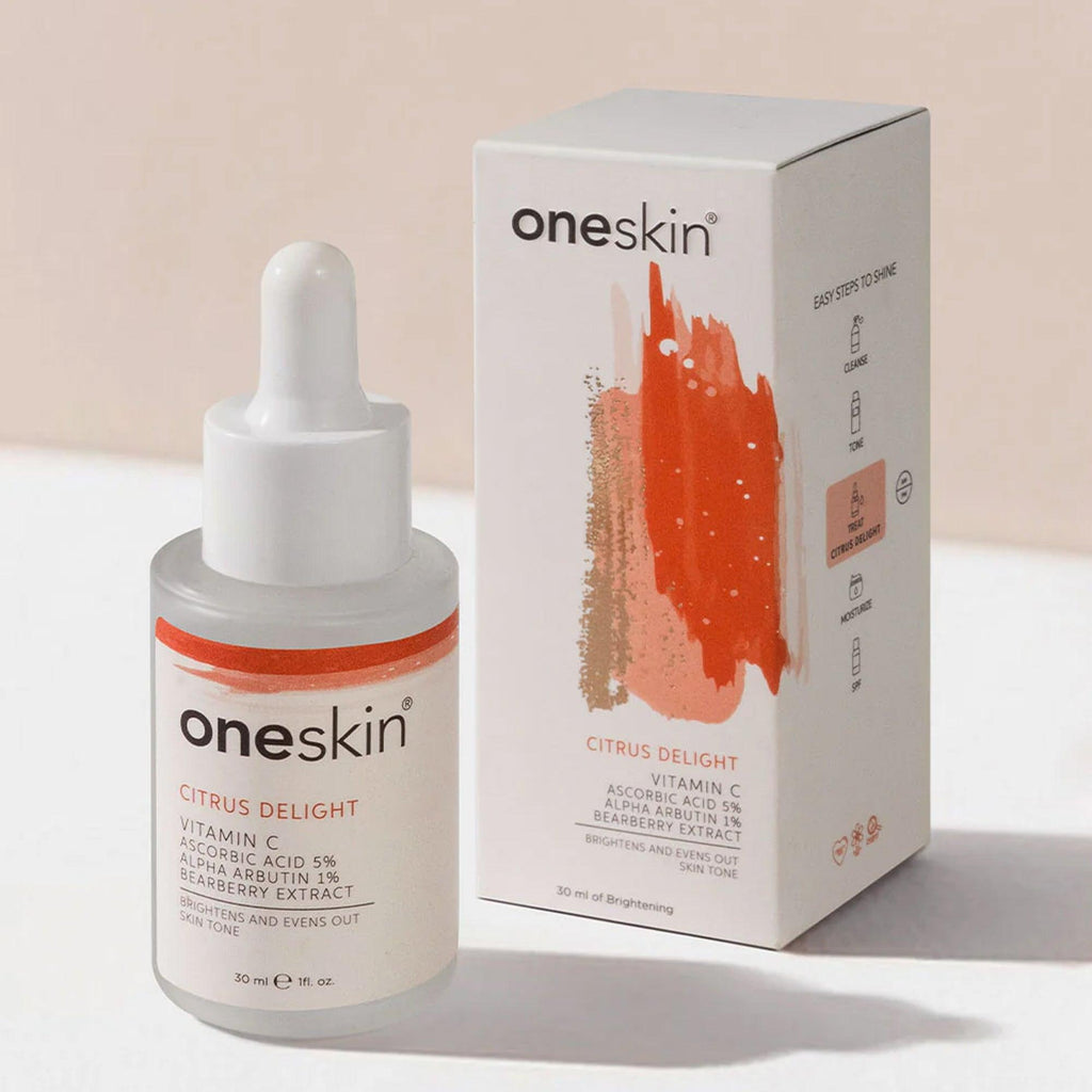 Oneskin Citrus Delight Vitamin C Ascorbic Acid 5% Alpha Arbutin 1% Serum 30ml - TheSkinFit