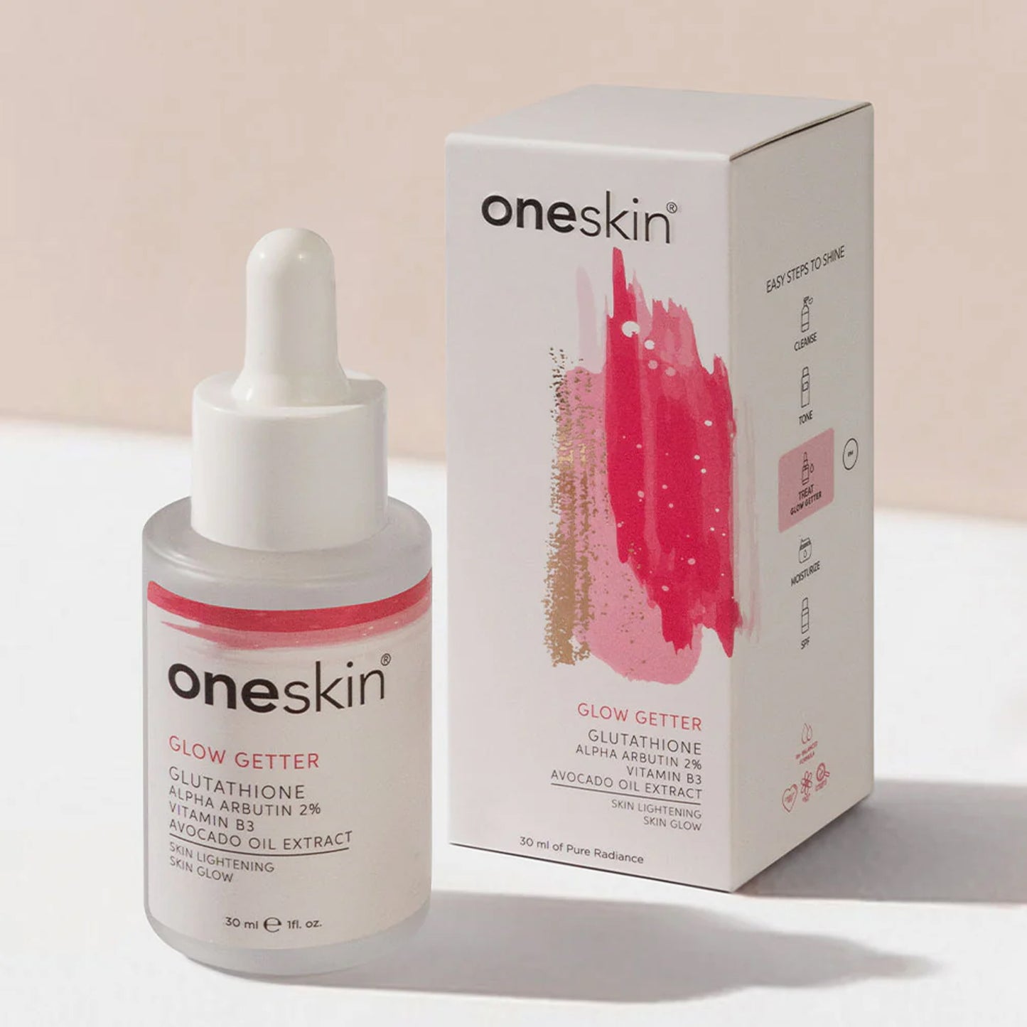 Oneskin Glow Getter Glutathione Alpha Arbutin 2% Serum 30ml