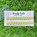 Beauty Nails Square Press On-Nails 24 Pieces - Spanish Grey