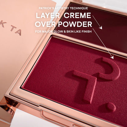 Patrick Ta Beauty Major Headlines Double-Take Creme & Powder Blush She's Vibrant 10gm