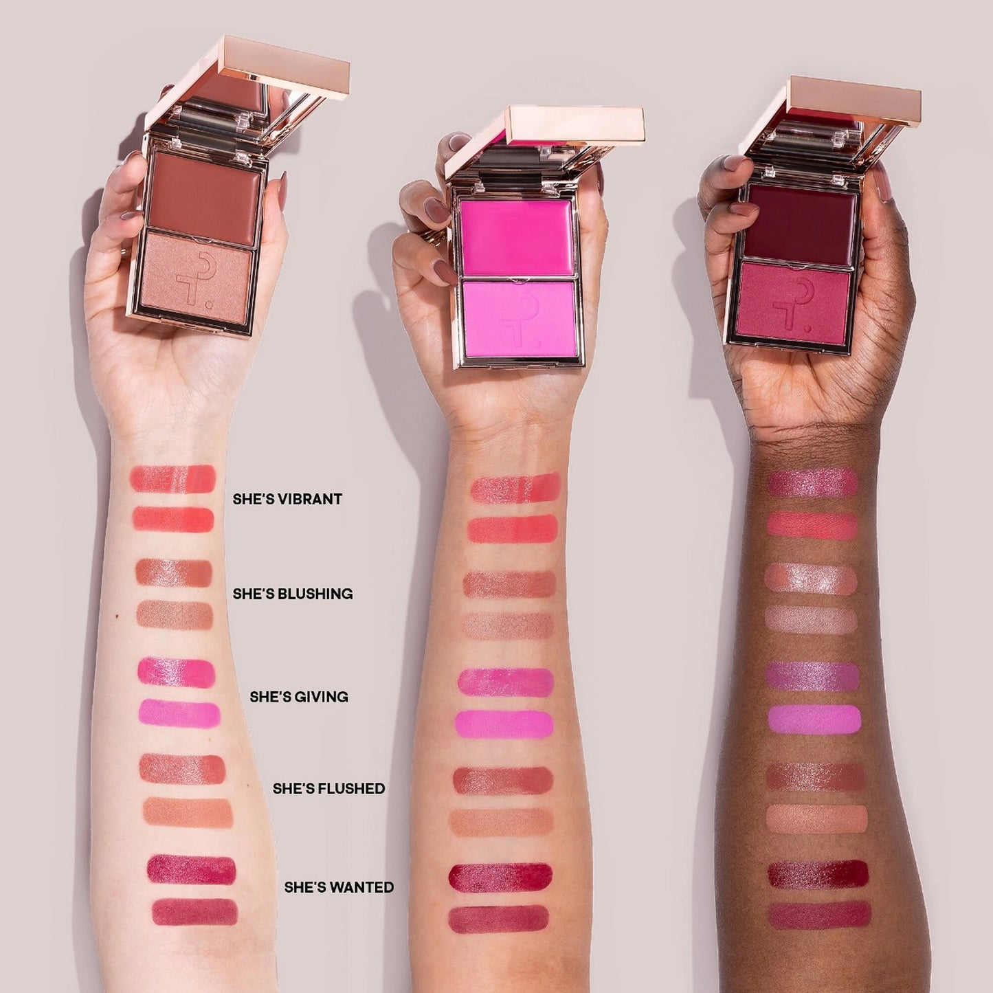 Patrick Ta Beauty Major Headlines Double-Take Creme & Powder Blush She's Vibrant 10gm
