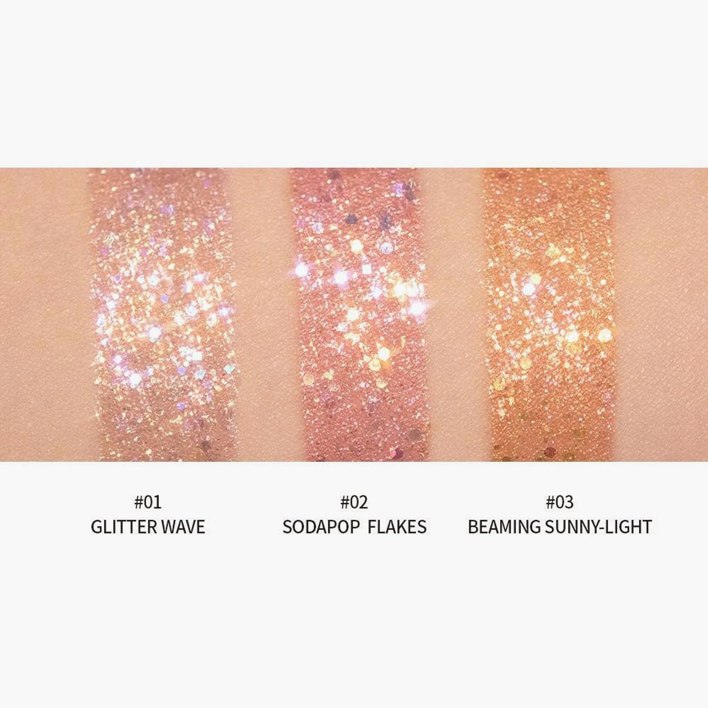 Peripera Sugar Twinkle Liquid Glitter Eyeshadow 01 Glitter Wave 1.9gm