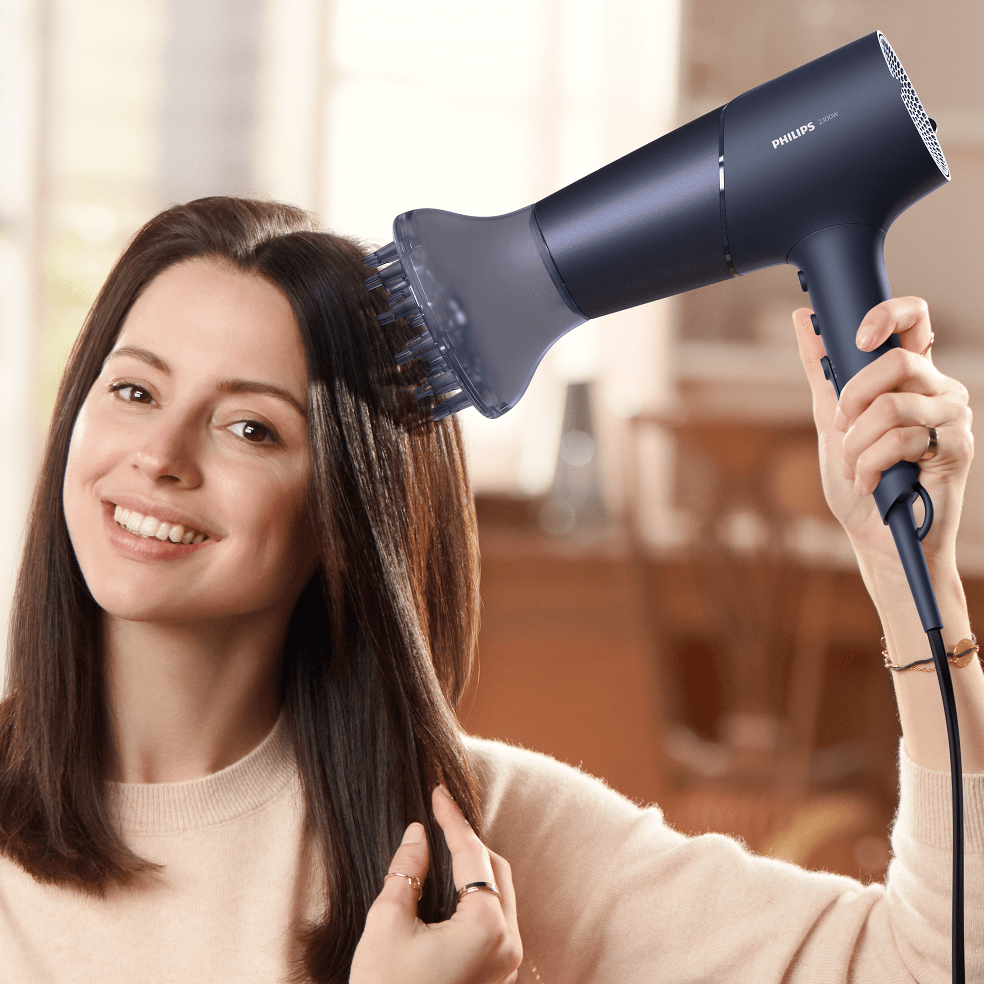 Philips 5000 Series Hair Dryer ThermoSense 4 x Ion 2300W BHD510 03 1 Piece - TheSkinFit