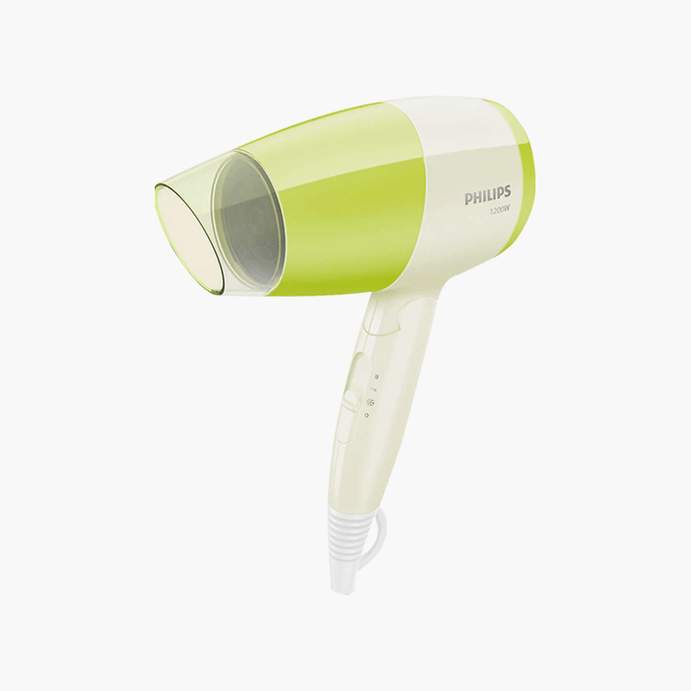 Philips EssentialCare Hair Dryer Compact Lime 1200W BHC015 00 1 Piece - TheSkinFit