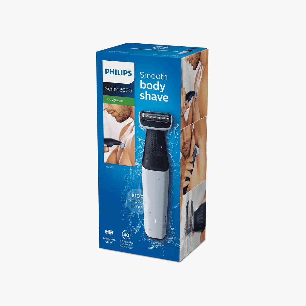 Philips Showerproof Body Groomer 3000 Series with Foil Shaver BG3005 15 1 Piece - TheSkinFit