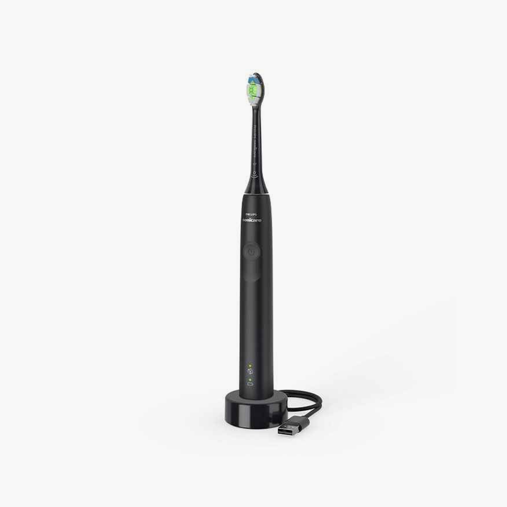 Philips Sonic Electric Toothbrush 3100 Series Black HX3671 54 1 Piece