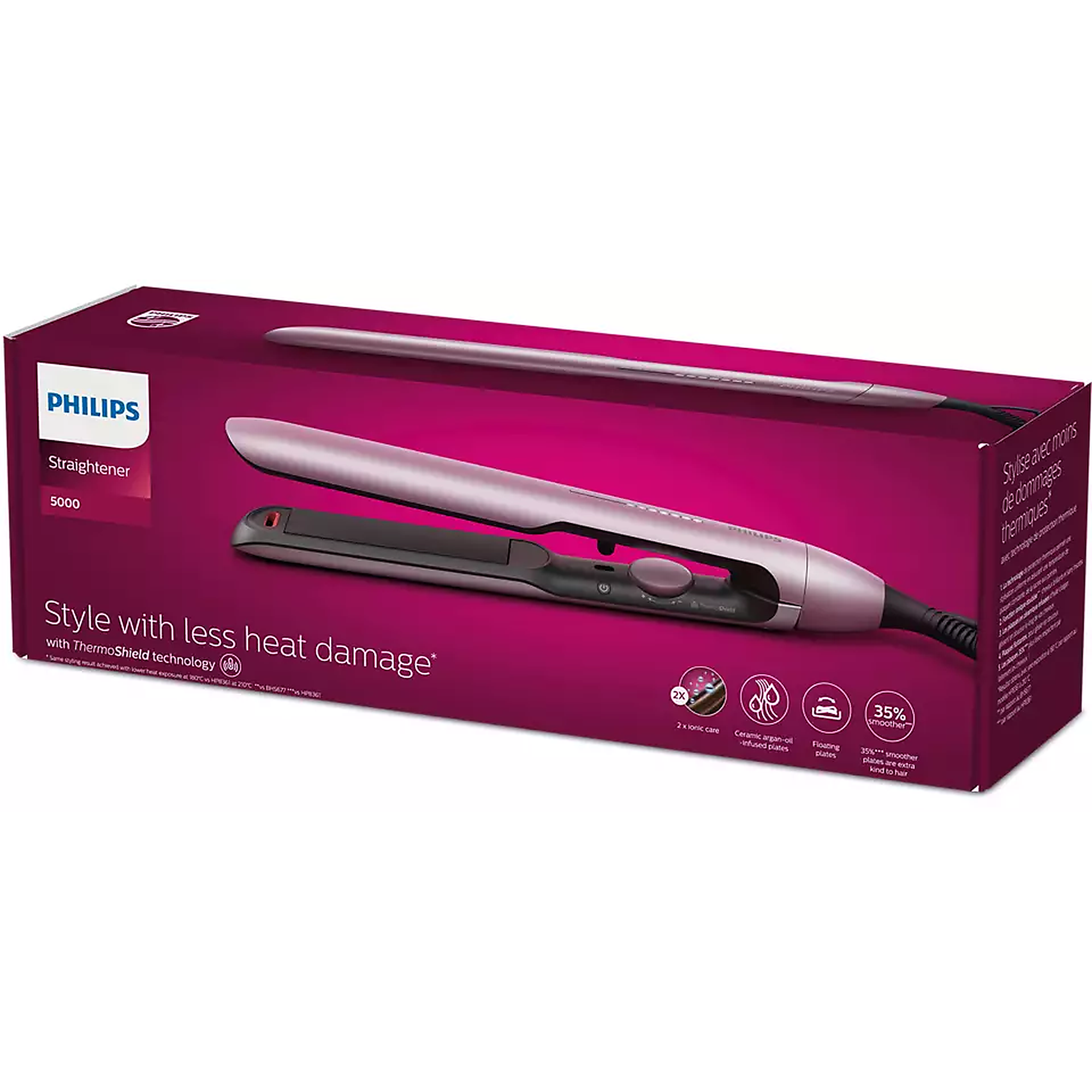 Philips 5000 Series Straightener BHS530 00 how to use