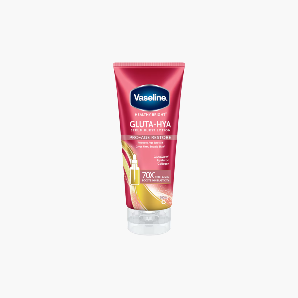 Vaseline Healthy Bright Gluta-Hya Pro-Age Restore Serum Burst Lotion 200ml