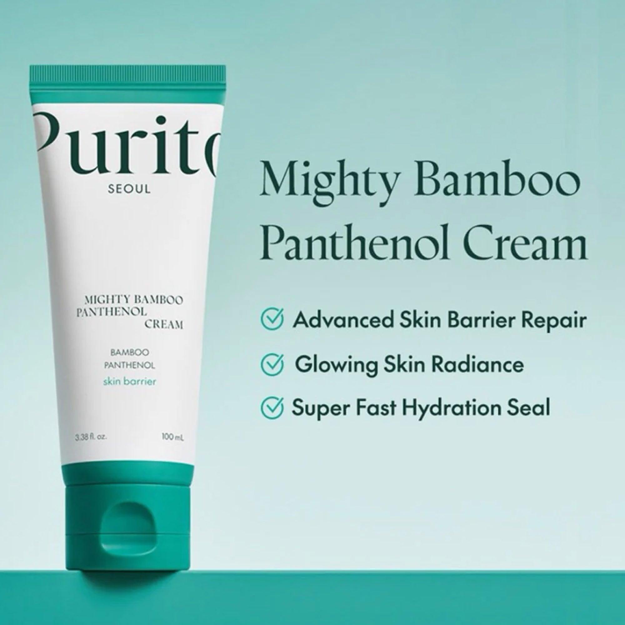 Purito Mighty Bamboo Panthenol Cream 100ml - TheSkinFit