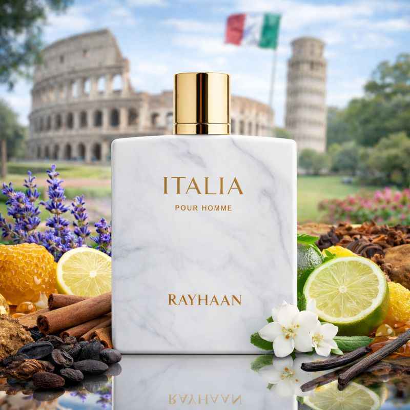 Rayhaan Italia Pour Homme Eau De parfum 100ml ingredients