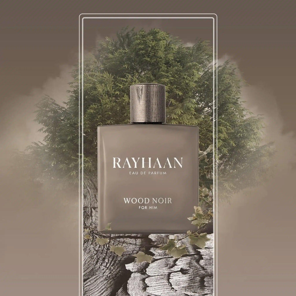 Rayhaan Wood Noir For Him Eau De Parfum 100ml - TheSkinFit