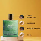Rayhaan Jungle Vibe Eau De Parfum For Men 100ml ingredients