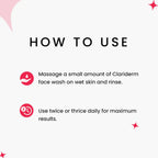 Rederm Aesthetics Clariderm Anti-Acne Face Wash 60ml - TheSkinFit