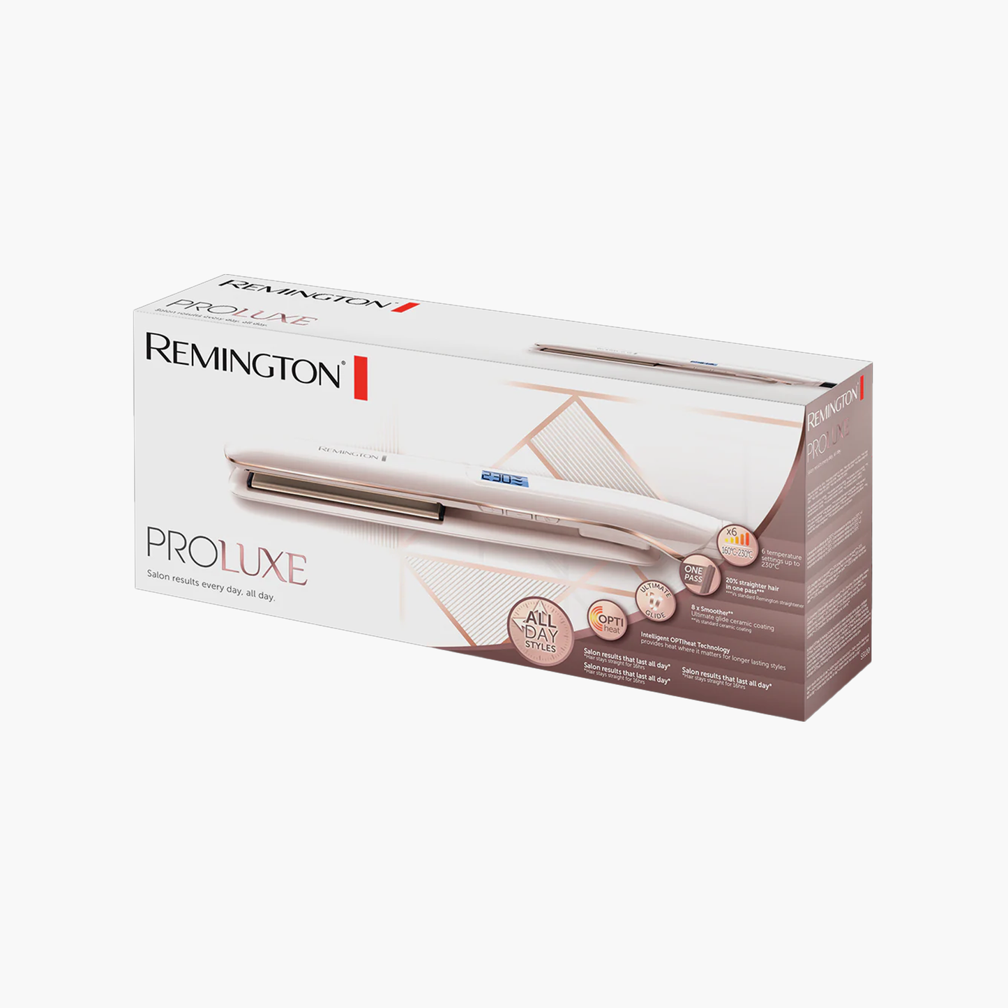 Remington Proluxe Hair Straightener 9 Temp Max 230 S9100 1 Piece