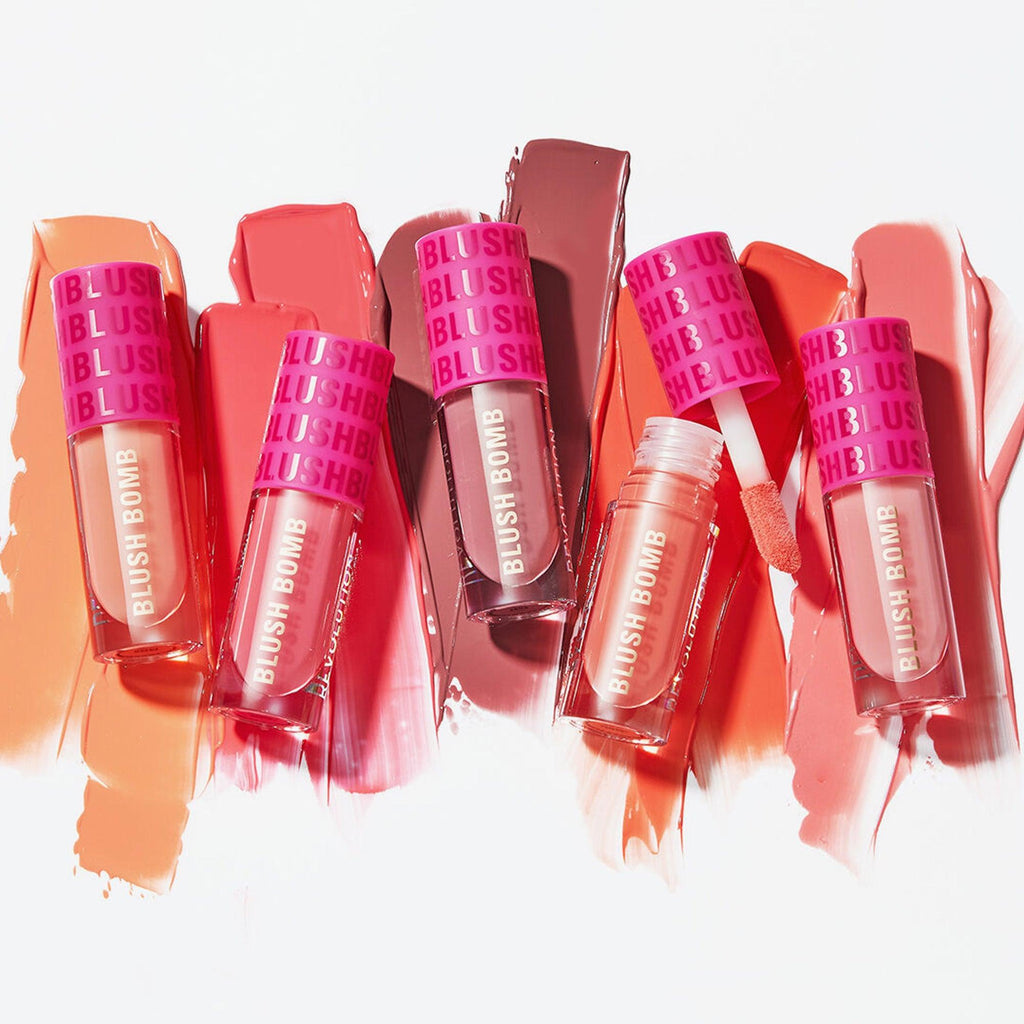 Revolution Blush Bomb Cream Blusher Dolly Rose 4.6ml All Shades
